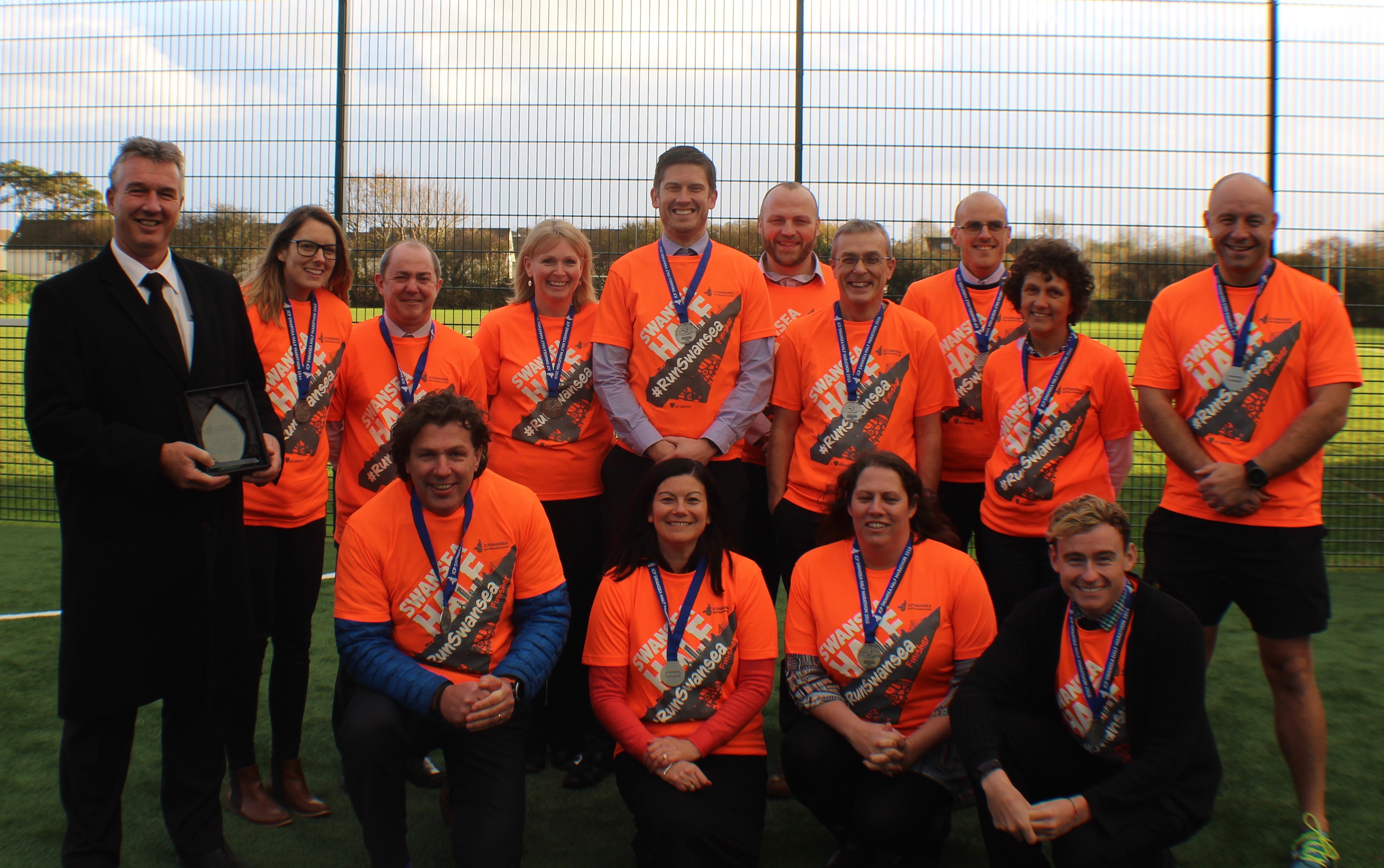 Corporate Champions of the JCP Swansea Half Marathon  Donate Prize Money to Food Bank