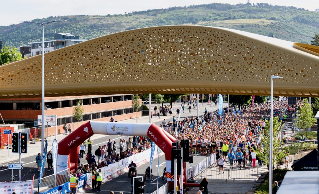 JCP Swansea Half Marathon Start Line